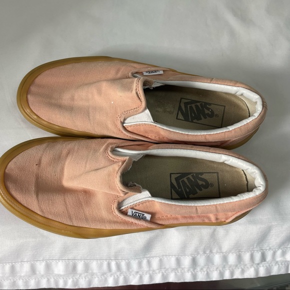 Vans Classic Gum-Sole Slip-On Sneakers- Pink Size 6.5 - Picture 4 of 6